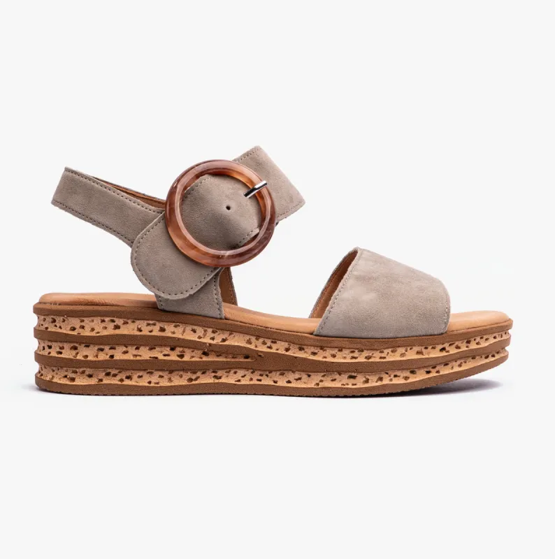 ANDRA Womens Sandals Grey sold by Shuperb