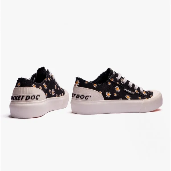 Rocket Dog JAZZIN PLUS Womens Floral Platform Trainers Black sold by Shuperb product image thumbnail 3