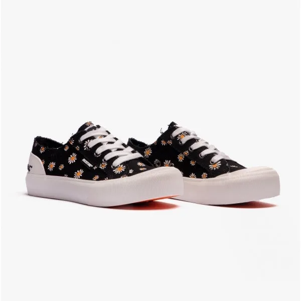 Rocket Dog JAZZIN PLUS Womens Floral Platform Trainers Black sold by Shuperb product image thumbnail 2