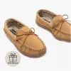 Hush Puppies ACE Mens Suede Moccasin Slippers Tan sold by Shuperb