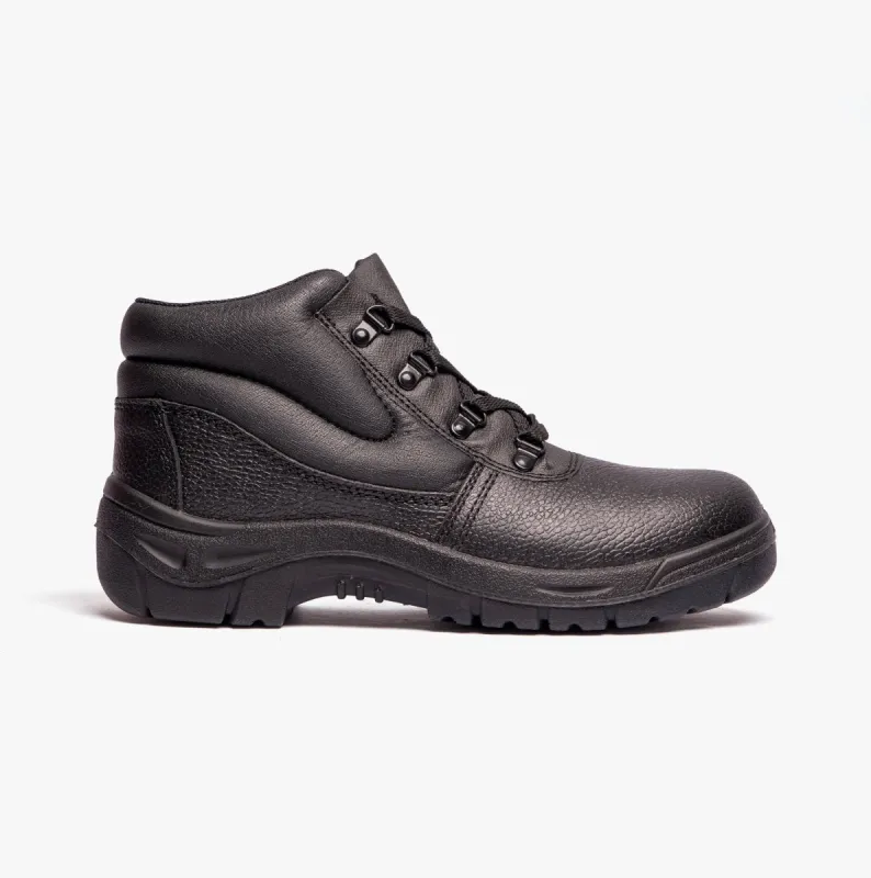 Grafters M5501A Unisex Leather Safety Boots Black sold by Shuperb