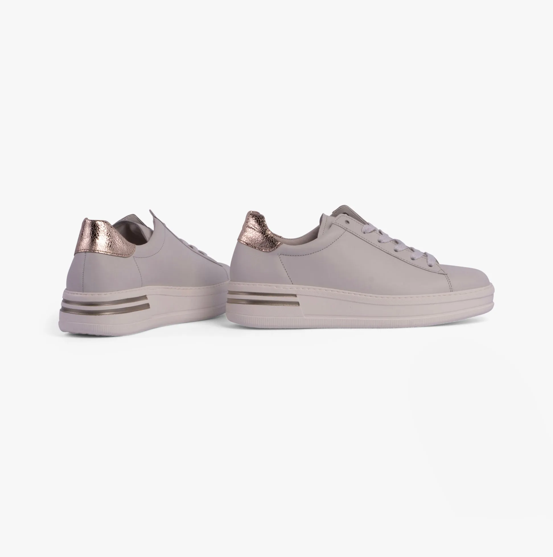 Gabor KEYSTONE Womens Trainers Off-White/Silver/Gold sold by Shuperb product image thumbnail 5
