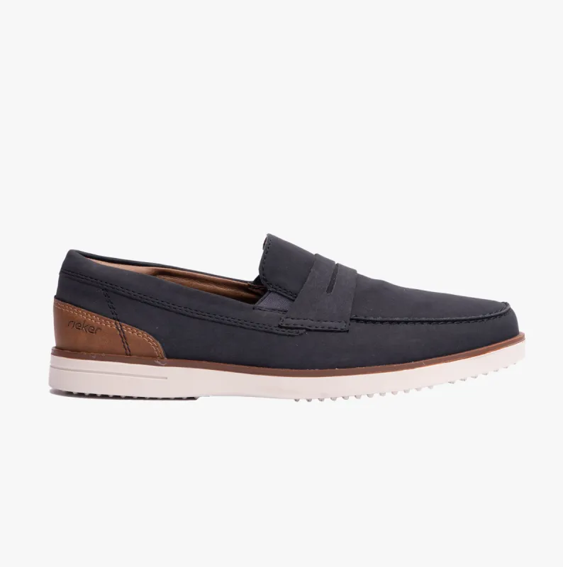 Rieker B2350-14 Mens Trainers Blue sold by Shuperb