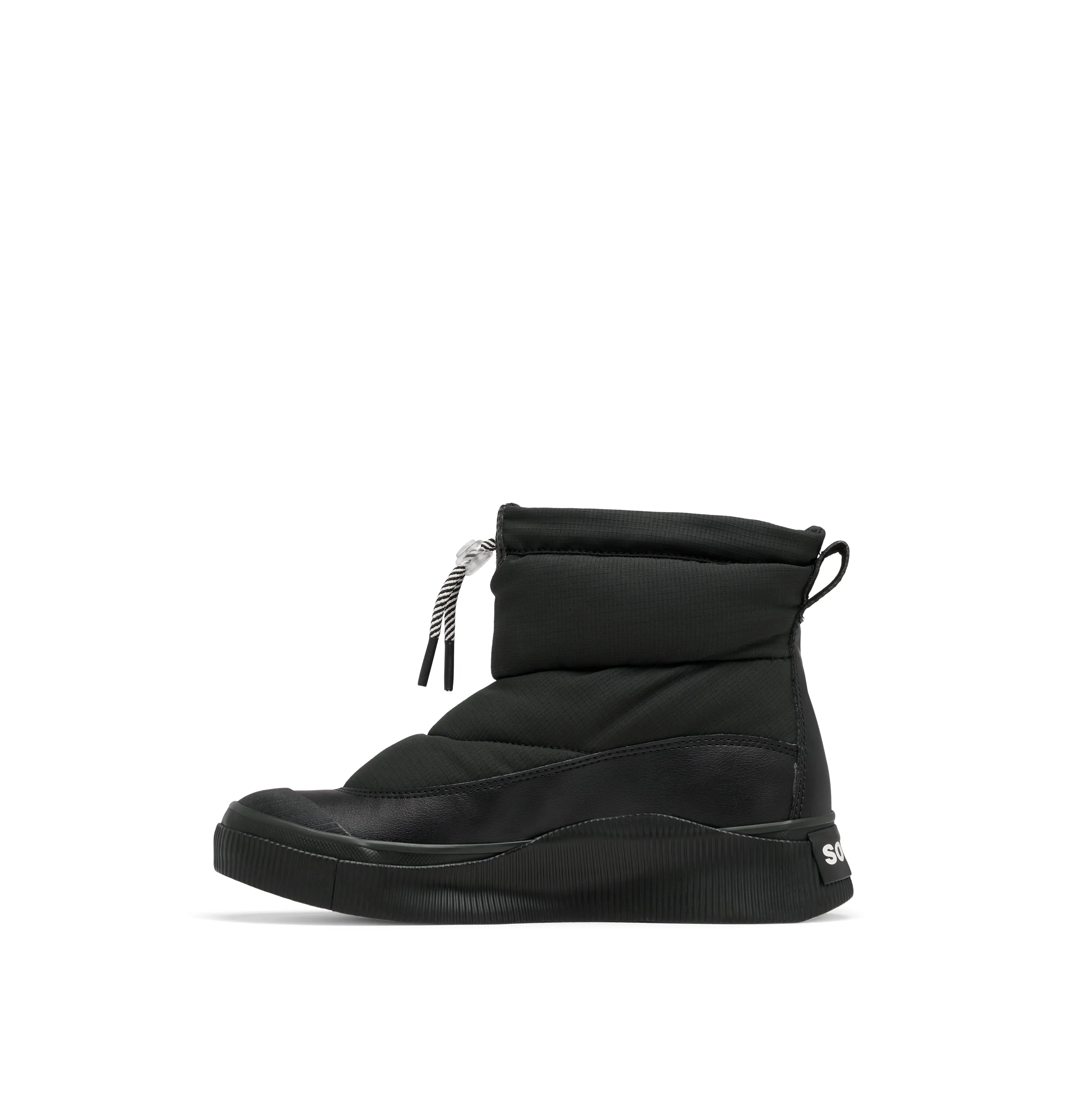 Sorel OUT N ABOUT IV PUFFY Womens Winter Boots Black sold by Shuperb