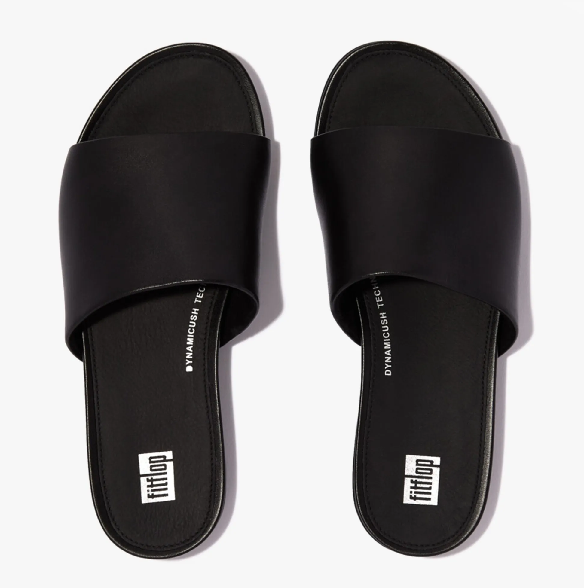 GRACIE LEATHER Womens Slides All Black sold by Shuperb product image thumbnail 3