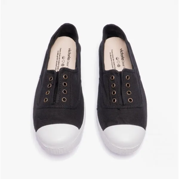Victoria 1915 INGLESA DREC Womens Canvas Pumps Black sold by Shuperb product image thumbnail 5
