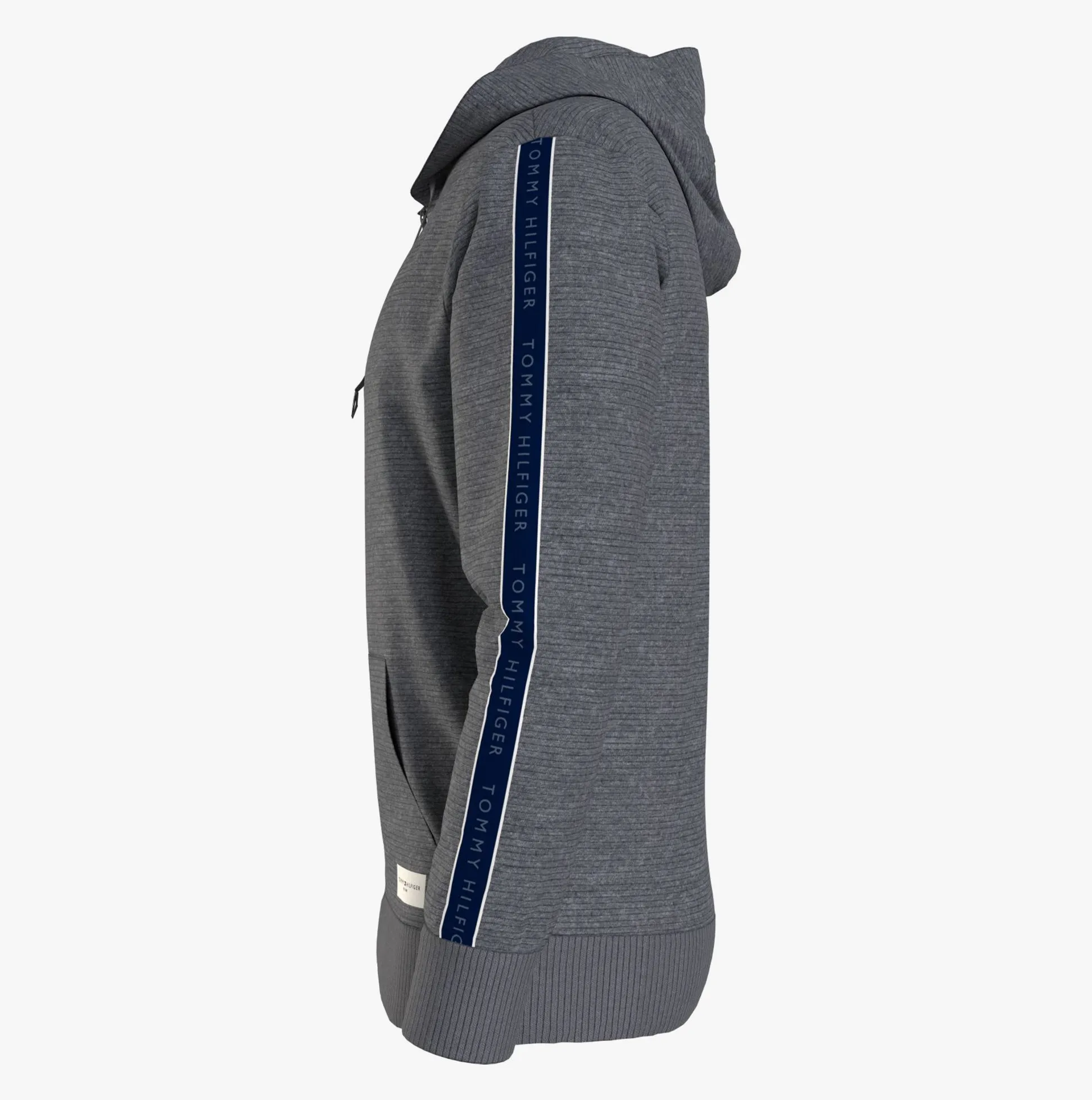 Tommy Hilfiger TH ESTABLISHED Mens Zip-Up Hoodie Dark Grey Ht sold by Shuperb product image thumbnail 5
