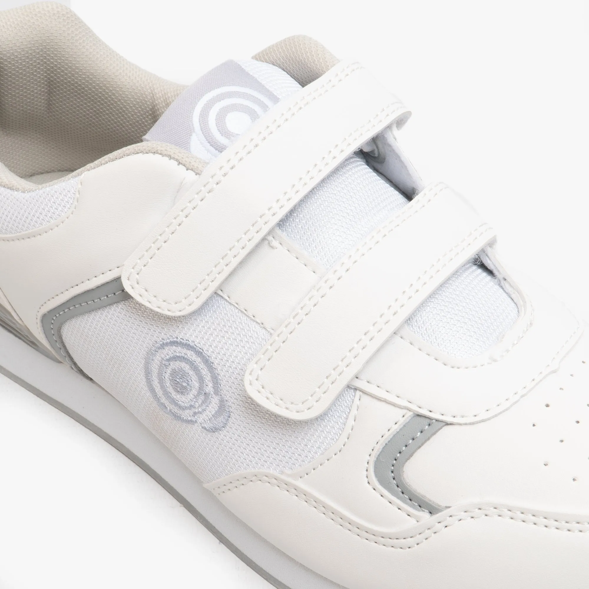 DEK DRIVE Mens Velcro Bowling Shoes/Trainers White/Grey sold by Shuperb product image thumbnail 3