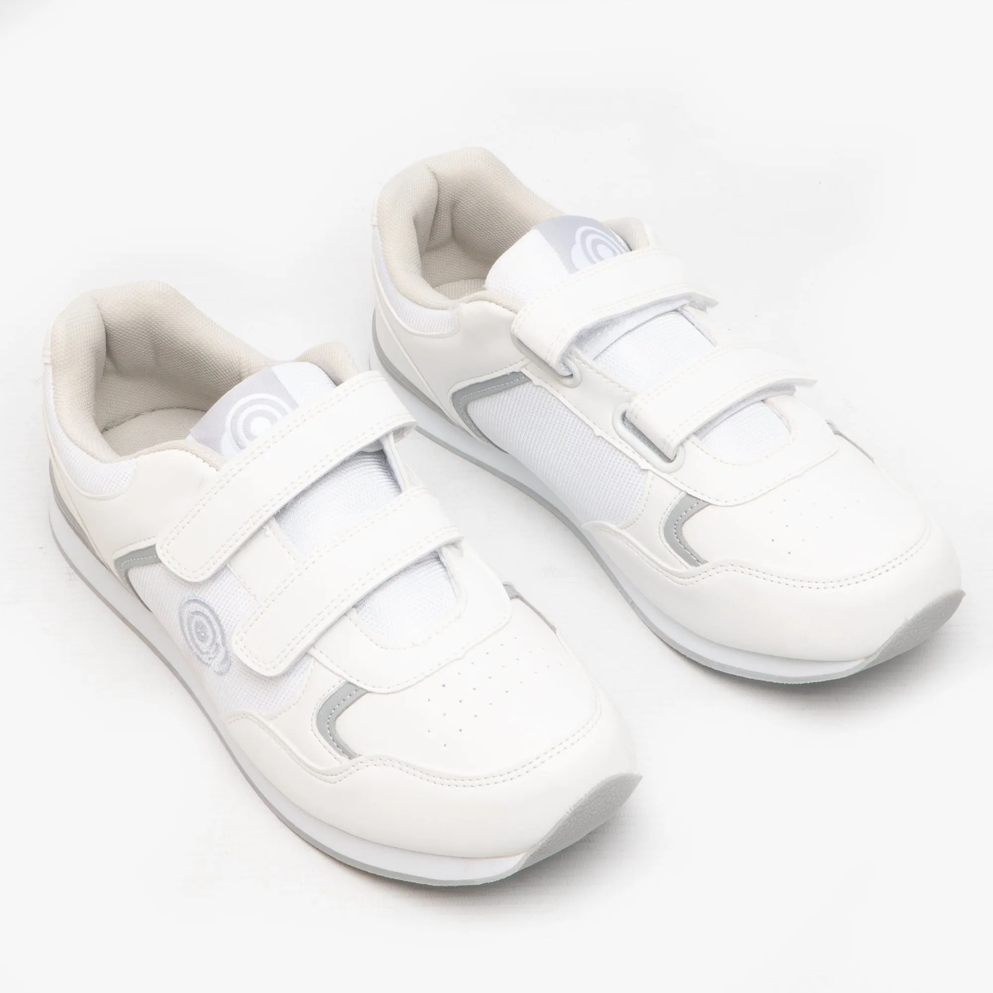 DEK DRIVE Mens Velcro Bowling Shoes/Trainers White/Grey sold by Shuperb product image thumbnail 2