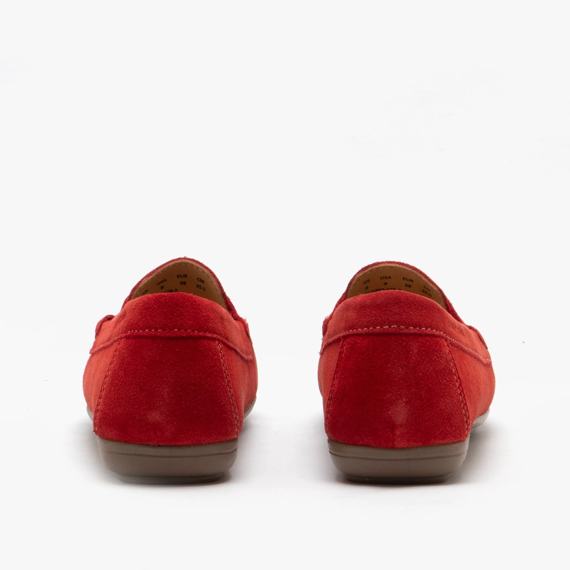 Hush Puppies MARGOT Womens Suede Loafers Red sold by Shuperb product image thumbnail 5