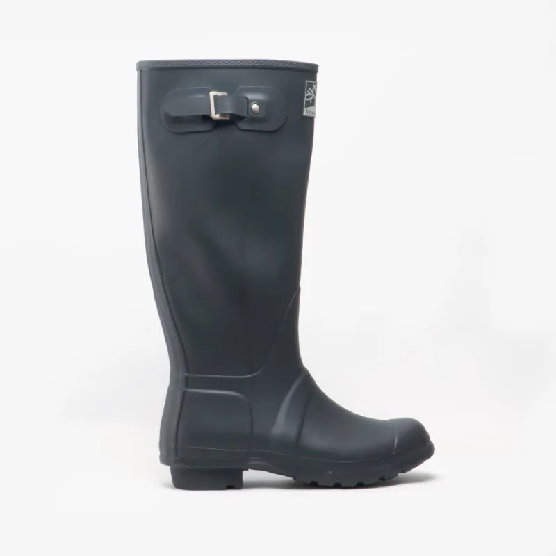 Woodland ORIGINAL Unisex Wellington Boots Navy Blue sold by Shuperb