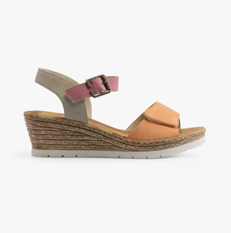 Rieker 61960-90 Womens Sandals Multi sold by Shuperb