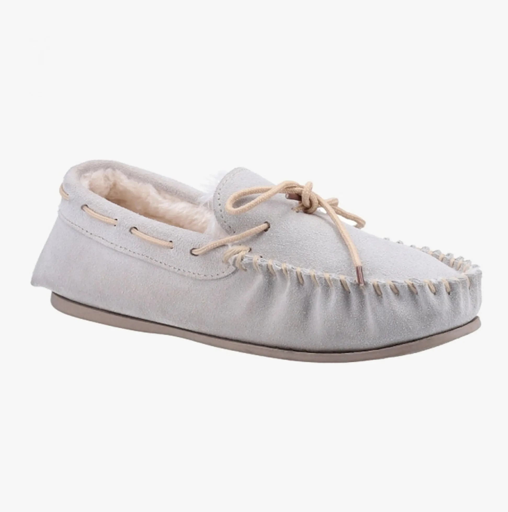 Hush Puppies ALLIE Womens Suede Slippers Grey sold by Shuperb product image thumbnail 2