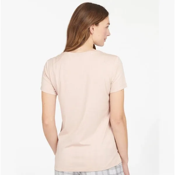 Barbour NELLIE Womens Cotton Blend T-Shirt Light Pink sold by Shuperb product image thumbnail 4