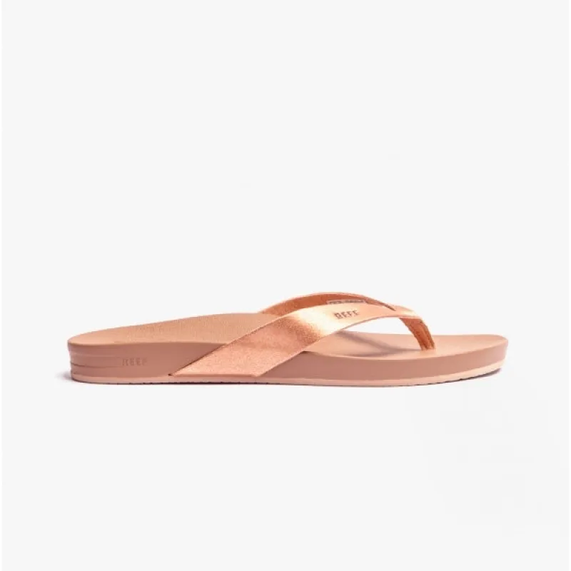 Reef CUSHION COURT Womens Flip-Flops Rose Gold made by Shuperb
