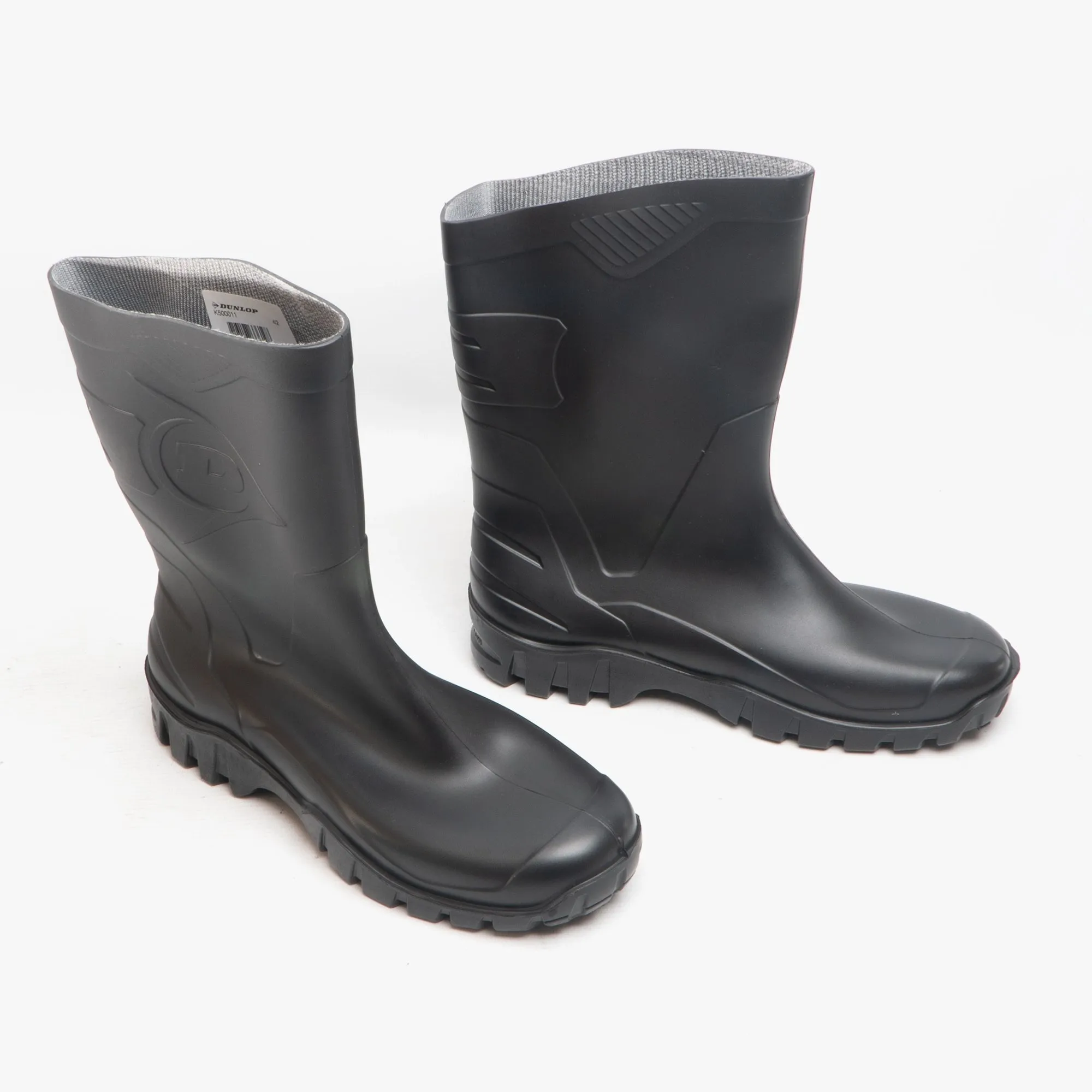 Dunlop DEE Unisex Half Length Wellington Boots Black sold by Shuperb product image thumbnail 2