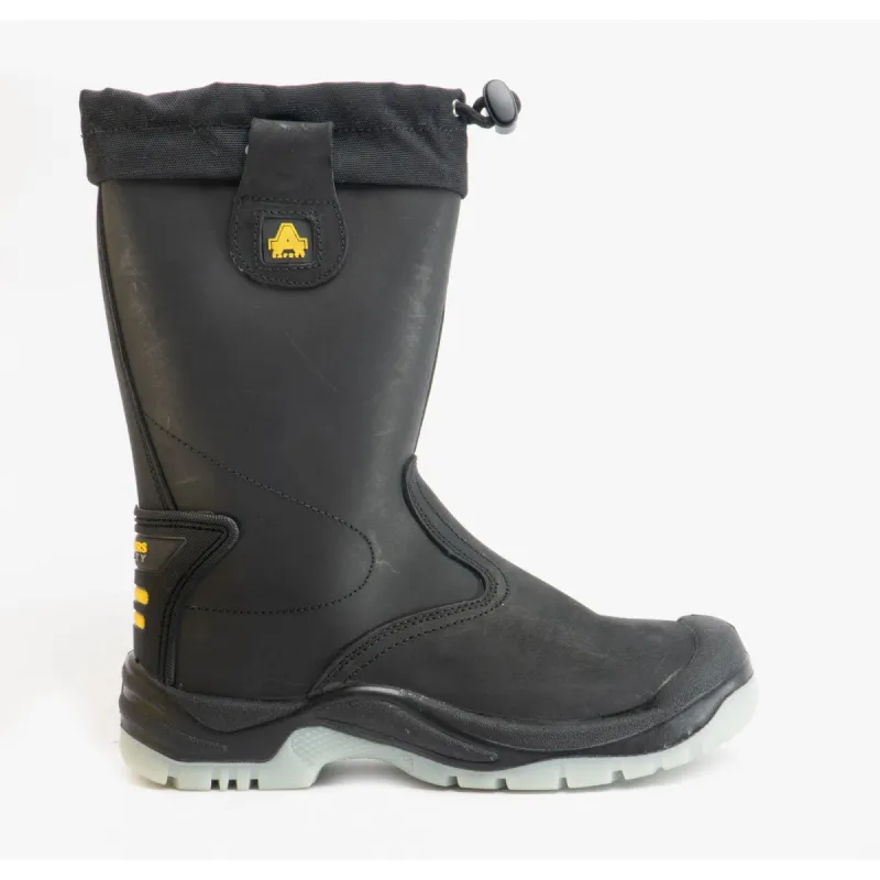 Amblers Safety FS209 Unisex Leather Safety Boots Black sold by Shuperb