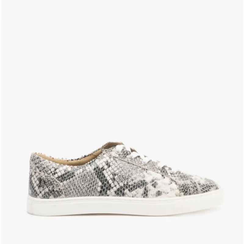 Hush Puppies TESSA Womens Leather Casual Trainers Python sold by Shuperb