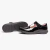 GEOX NAIMARA G B Girls Leather Touch Fasten School Shoes Patent Black sold by Shuperb