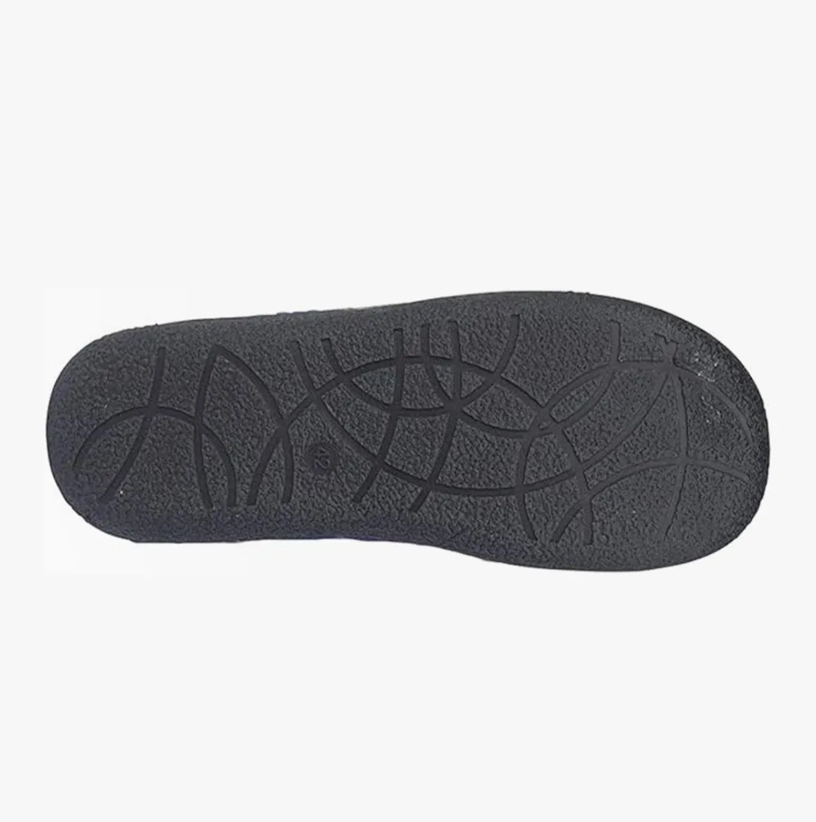 NOAH Mens Plush Velour Mule Slippers Grey sold by Shuperb product image thumbnail 5