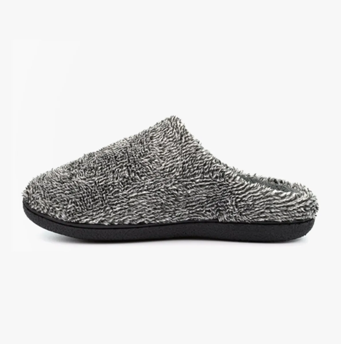 NOAH Mens Plush Velour Mule Slippers Grey sold by Shuperb product image thumbnail 2