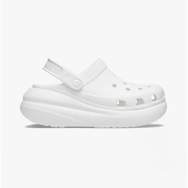 Crocs 207521-100 CLASSIC CRUSH Womens Clogs White sold by Shuperb