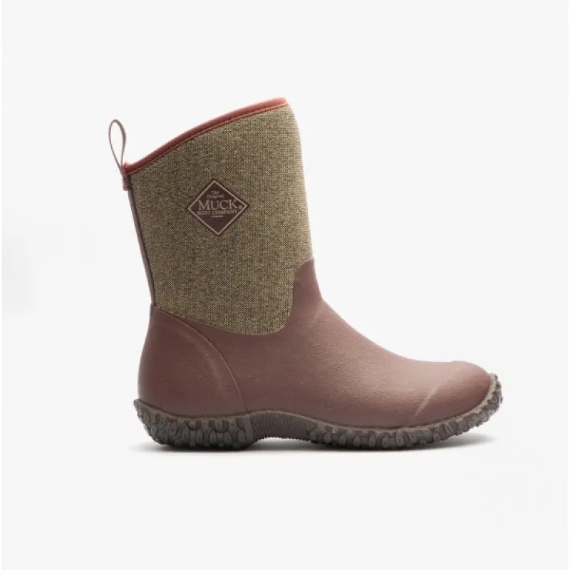 Muck Boots MUCKSTER II MID Womens Rubber Short Boots Raisin sold by Shuperb