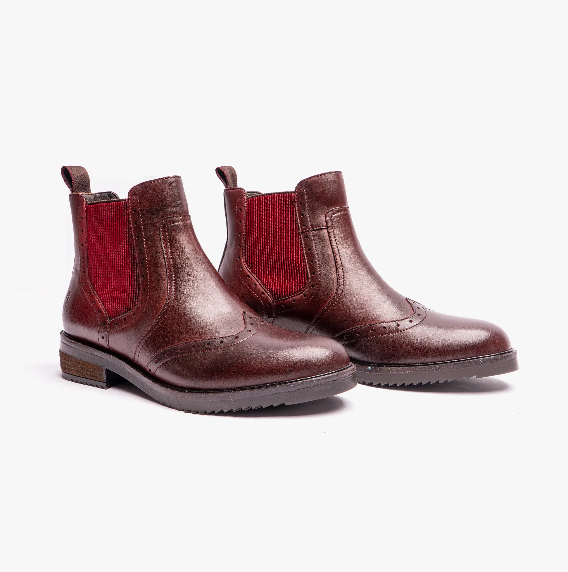 BRANDY Ladies Leather Chelsea Boots Red sold by Shuperb product image thumbnail 5