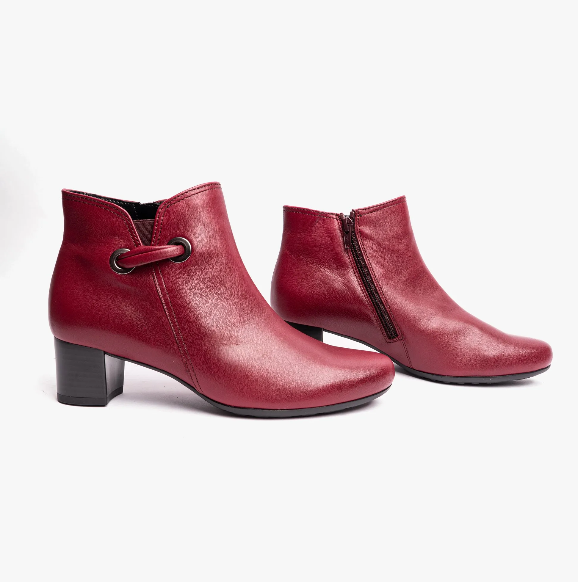 KEEGAN 2 Womens Ankle Boots Dark Red sold by Shuperb product image thumbnail 2