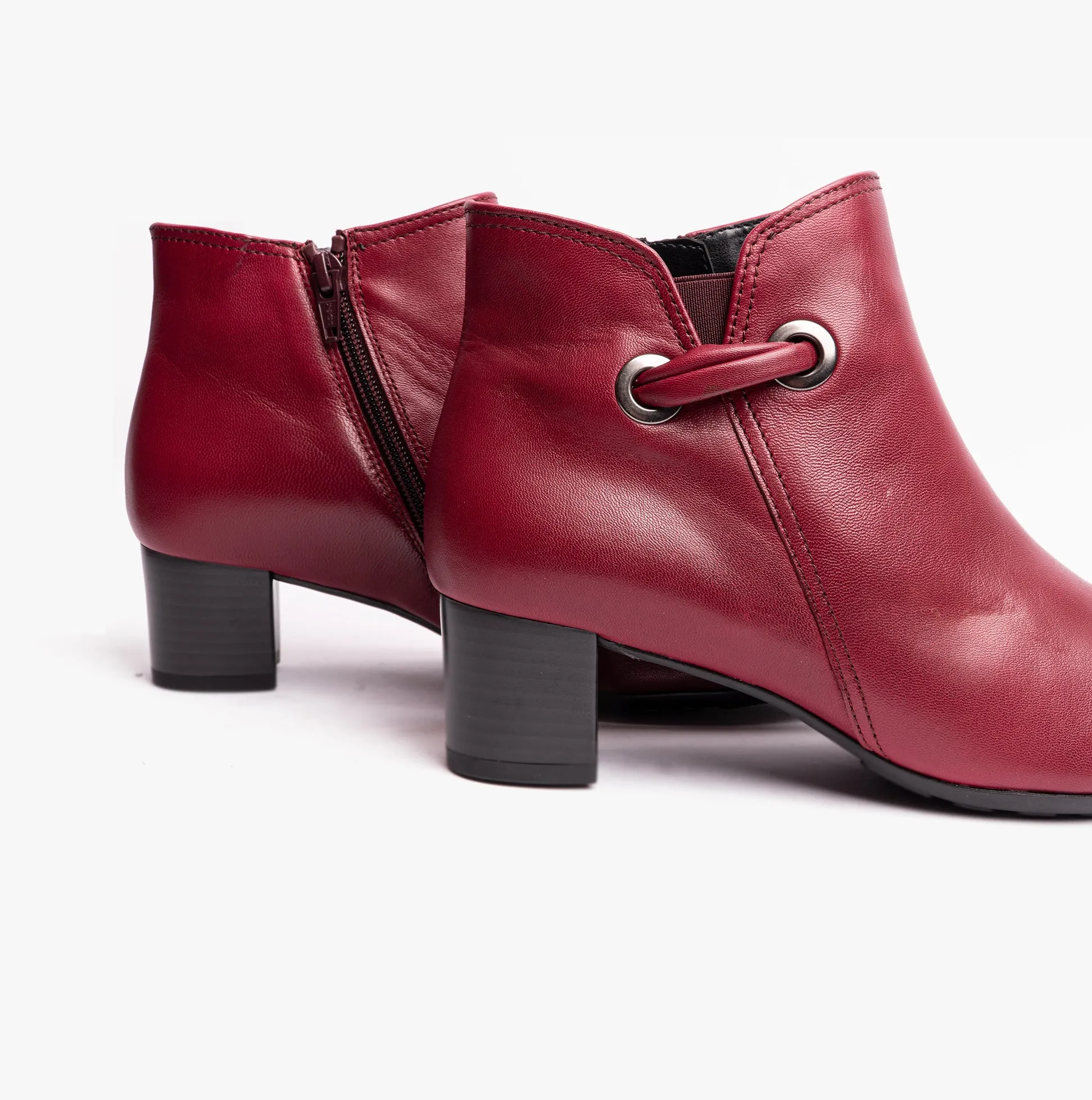 KEEGAN 2 Womens Ankle Boots Dark Red sold by Shuperb product image thumbnail 5