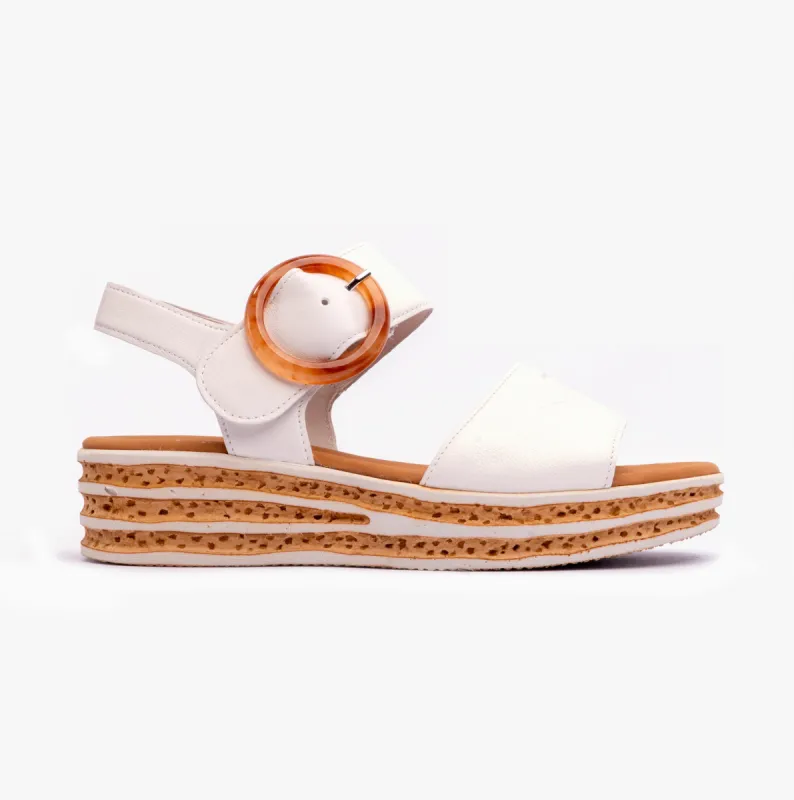 Gabor ANDRA Womens Sandals White sold by Shuperb