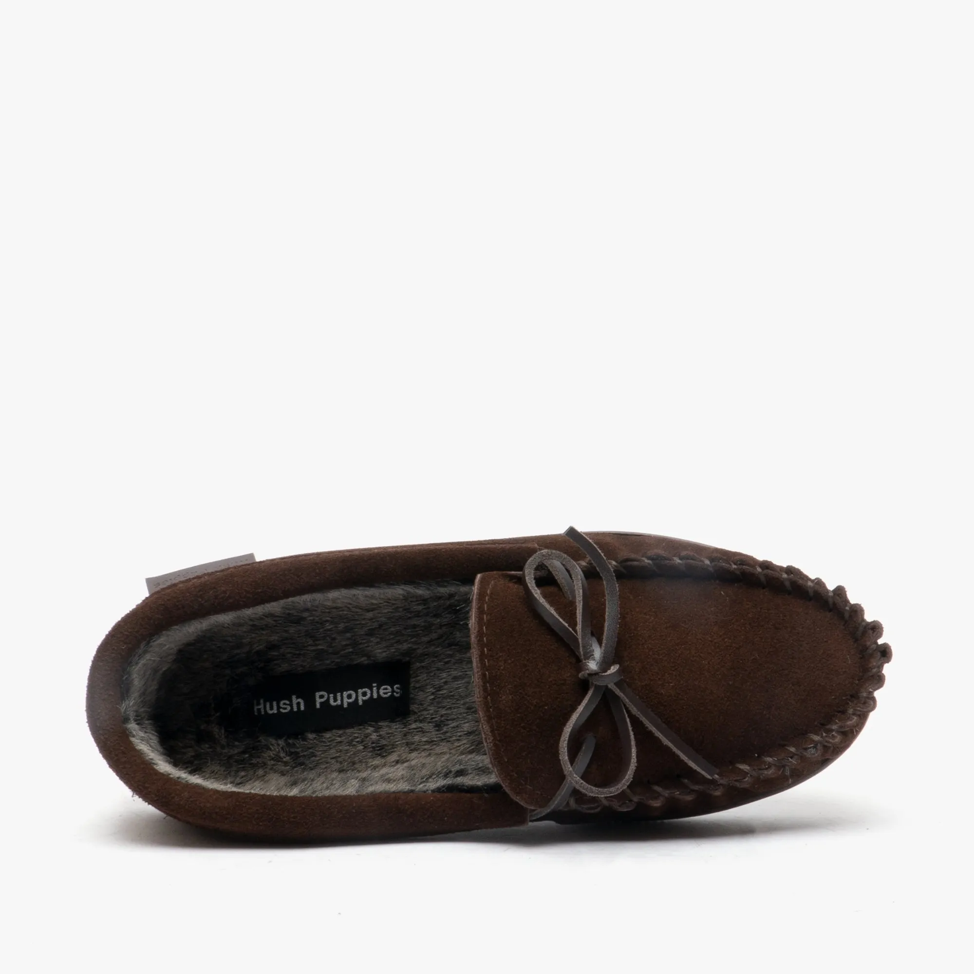 Hush Puppies ACE Mens Suede Moccasin Slippers Brown sold by Shuperb product image thumbnail 4