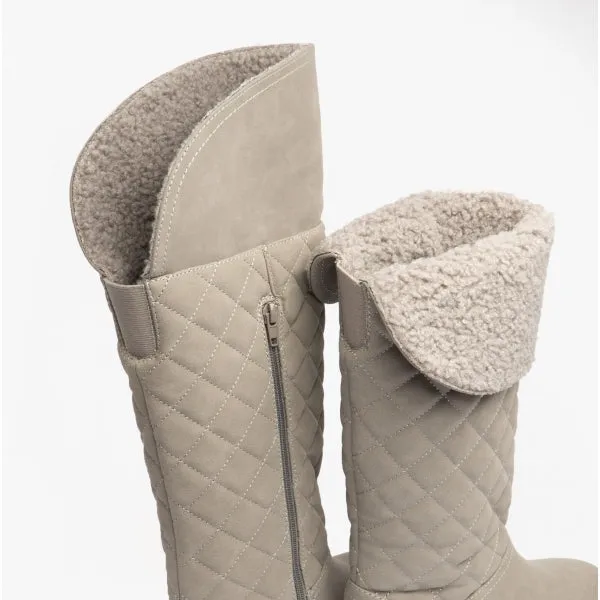 Rocket Dog ARCHIE Womens Quilted Roll-Down Boots Grey sold by Shuperb product image thumbnail 5