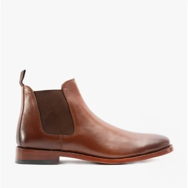 Kensington TED Mens Leather Chelsea Boots Tan sold by Shuperb product image thumbnail 2