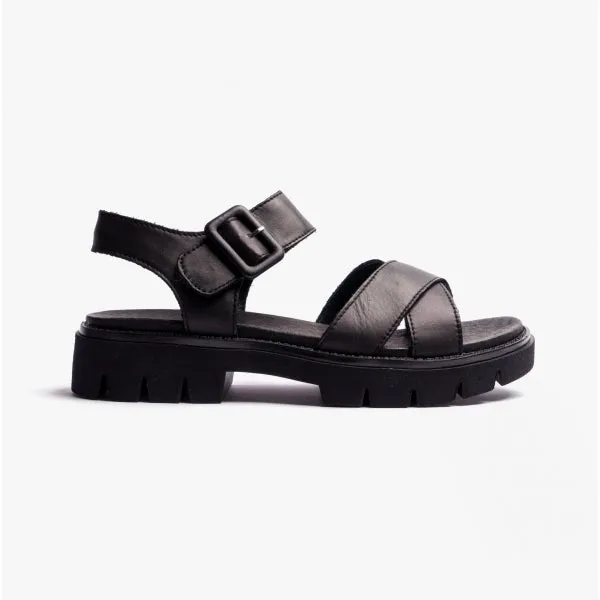Remonte ROXANE Womens Chunky Sandals Black sold by Shuperb