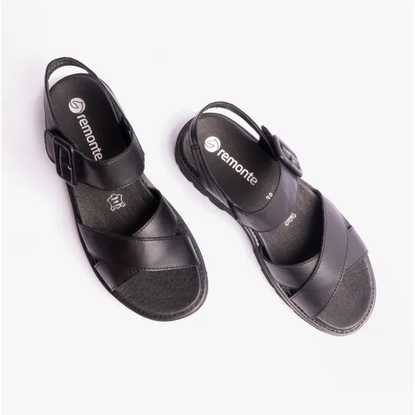 Remonte ROXANE Womens Chunky Sandals Black sold by Shuperb product image thumbnail 5