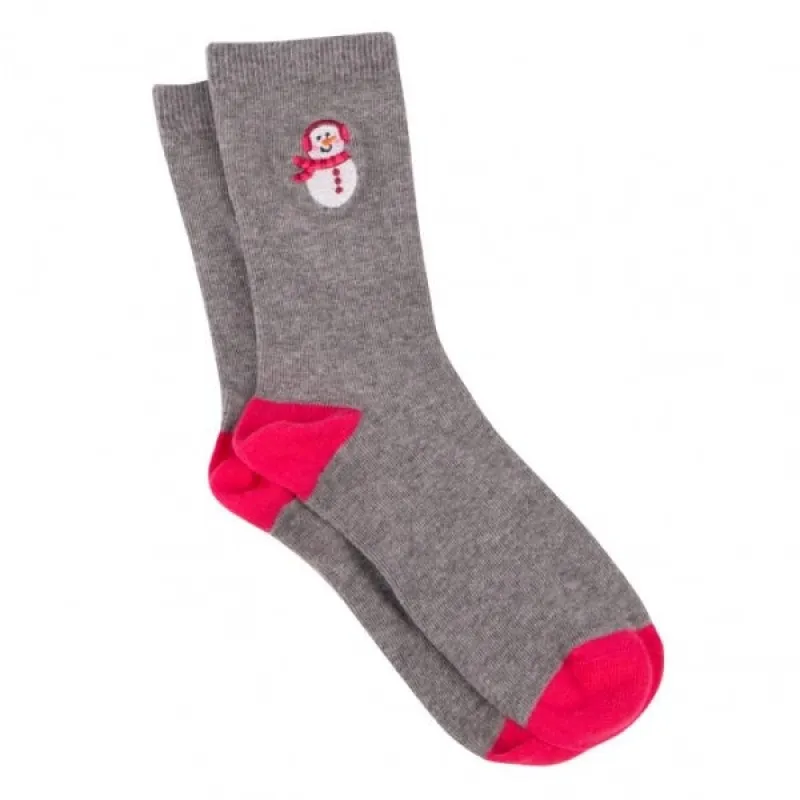 Totes Isotoner NOVELTY ANKLE Womens Socks Snowman: One Size sold by Shuperb