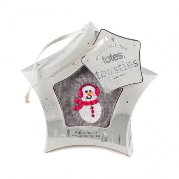 Totes Isotoner NOVELTY ANKLE Womens Socks Snowman: One Size sold by Shuperb product image thumbnail 5
