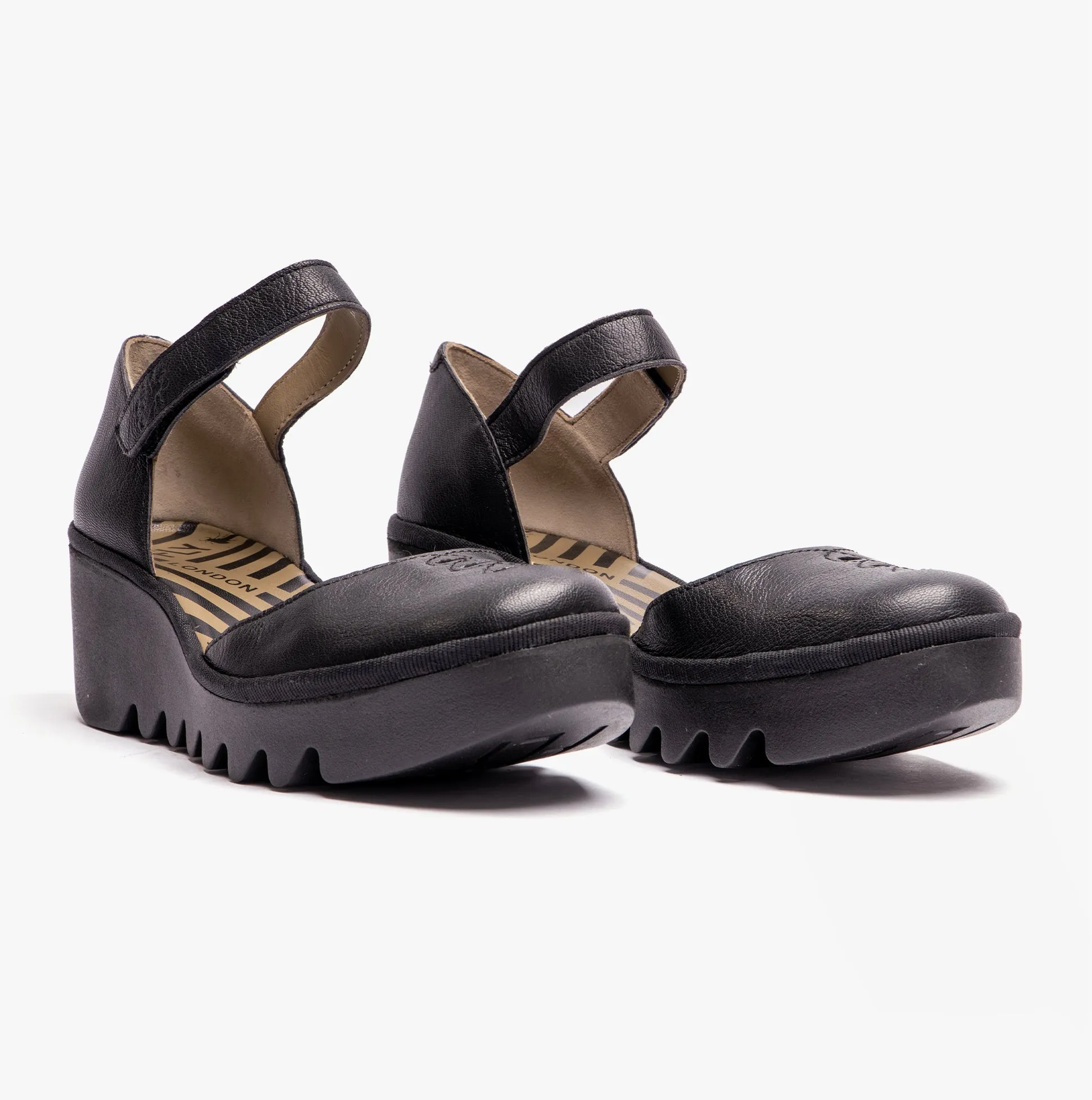 BISO305FLY Ladies Wedge Sandals Black sold by Shuperb product image thumbnail 4