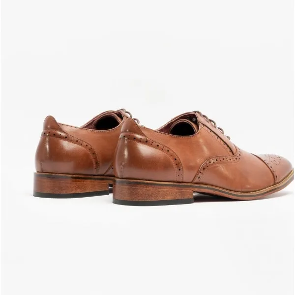 FRANCIS Mens Oxford Lace Up Shoes Brown sold by Shuperb product image thumbnail 3