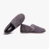 ALBERT Mens (G Fit) Full Slippers Corduroy Grey sold by Shuperb
