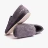 ALBERT Mens (G Fit) Full Slippers Corduroy Grey sold by Shuperb