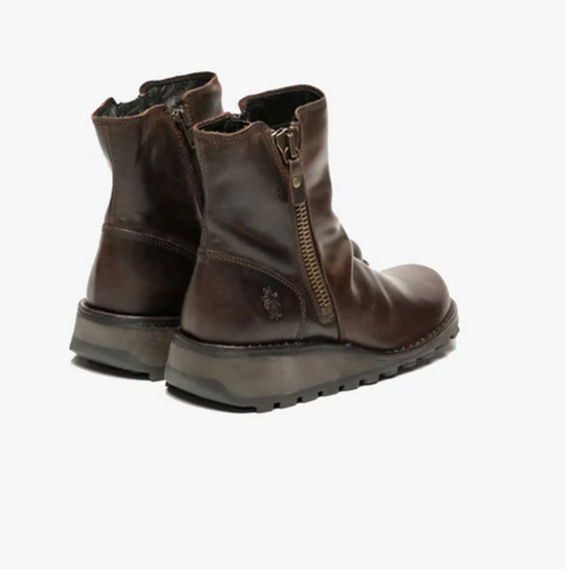 Fly London MON944FLY Womens Ankle Boots Dark Brown sold by Shuperb product image thumbnail 2