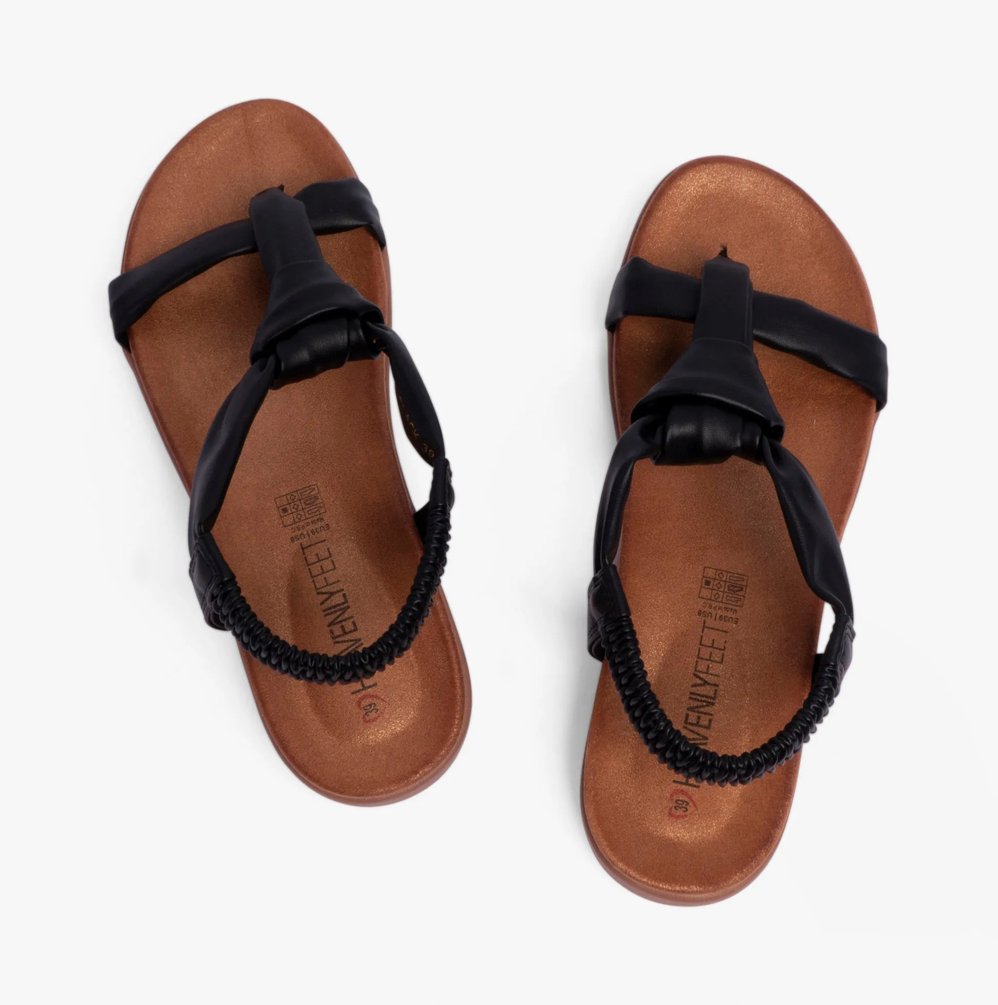 Heavenly Feet BUTTERCUP Womens Sandals Black sold by Shuperb product image thumbnail 3