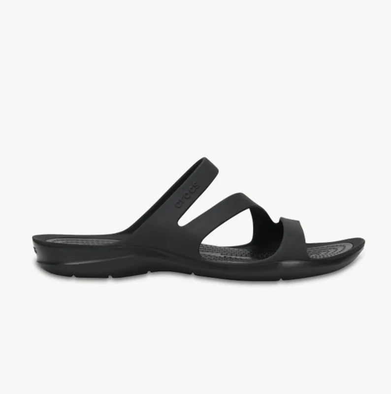 Crocs 203998-060 SWIFTWATER SANDAL Womens Sandals Black sold by Shuperb