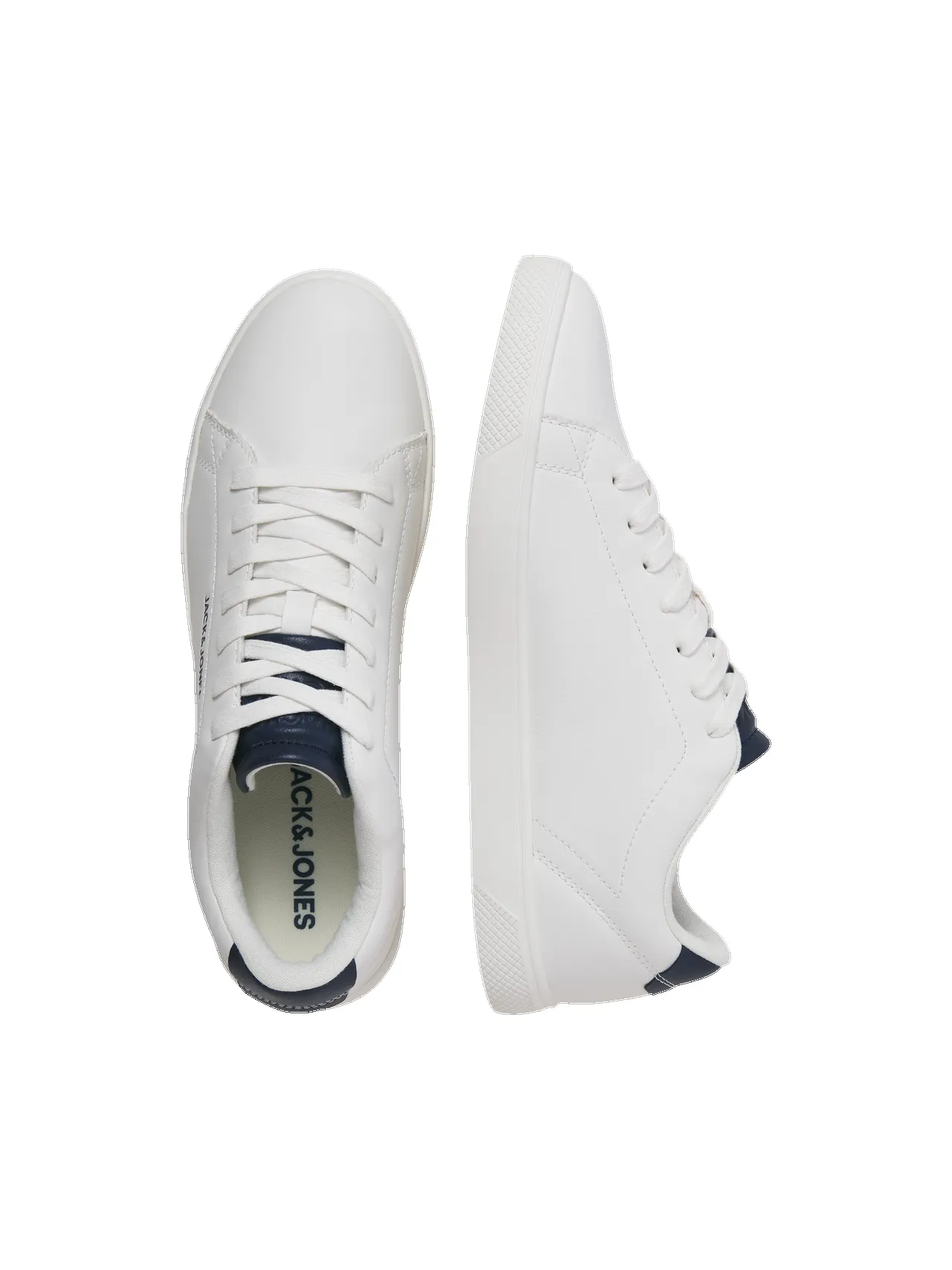 Jack & Jones BOSLEY PU Mens Trainers White sold by Shuperb product image thumbnail 4