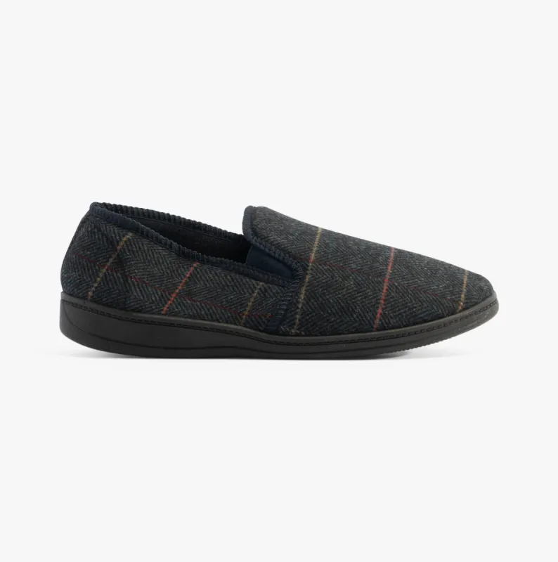 Jo & Joe LAWRENCE Mens Slippers Navy sold by Shuperb