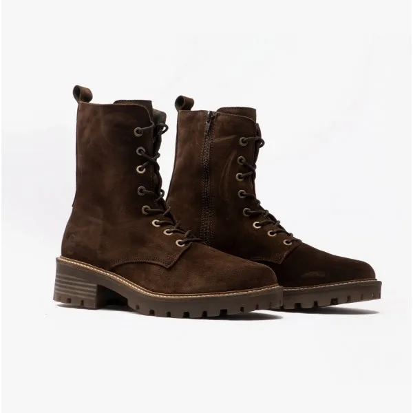 Chatham CLIVEDEN Womens Leather Lace Boots Dark Brown sold by Shuperb product image thumbnail 2