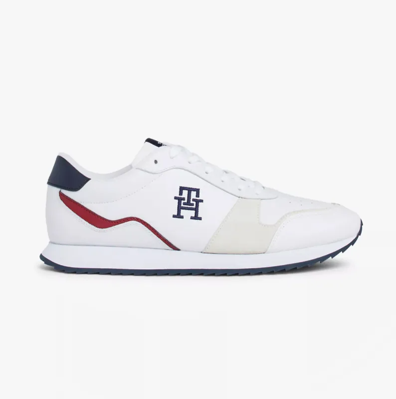 Tommy Hilfiger RUNNER EVO LMIX Mens Trainers White sold by Shuperb
