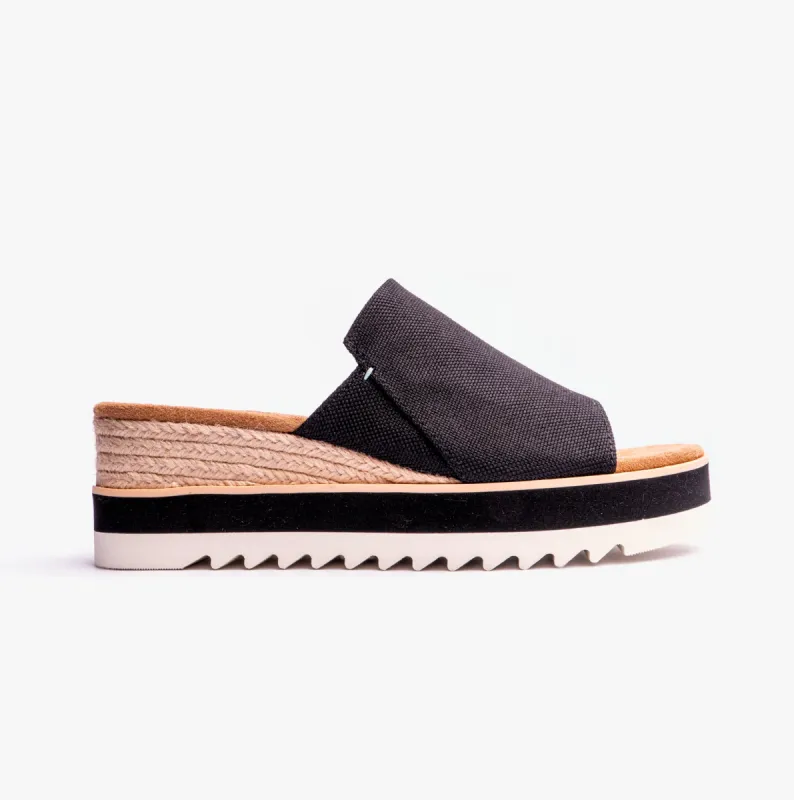 TOMS DIANA MULE Womens Sandals Black sold by Shuperb